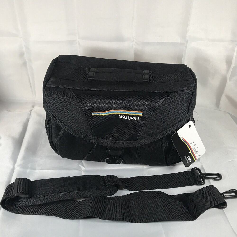 Westport Compact DSLR Camera bag Shoulder/ Carry Adjustable Inside Compartments